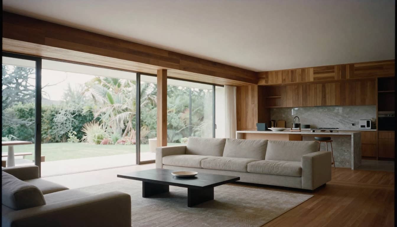 Open-concept living area in a Walker DesignBuild custom home