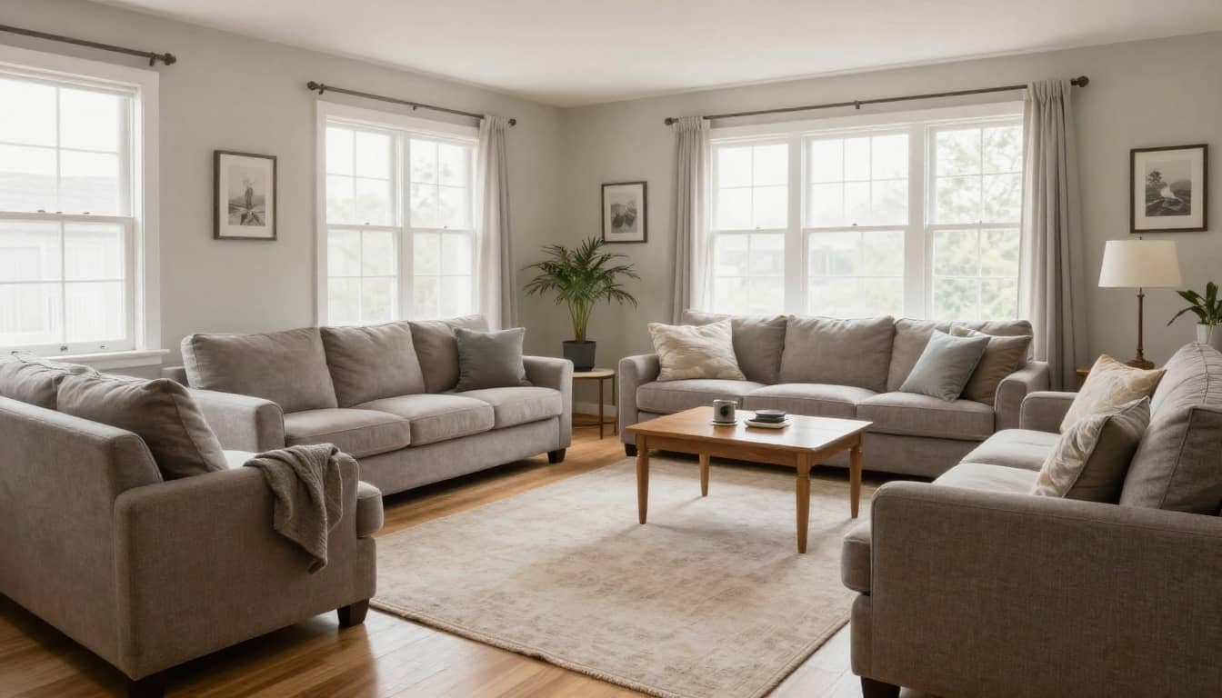 Open living area in a Legacy Homes Builders new home